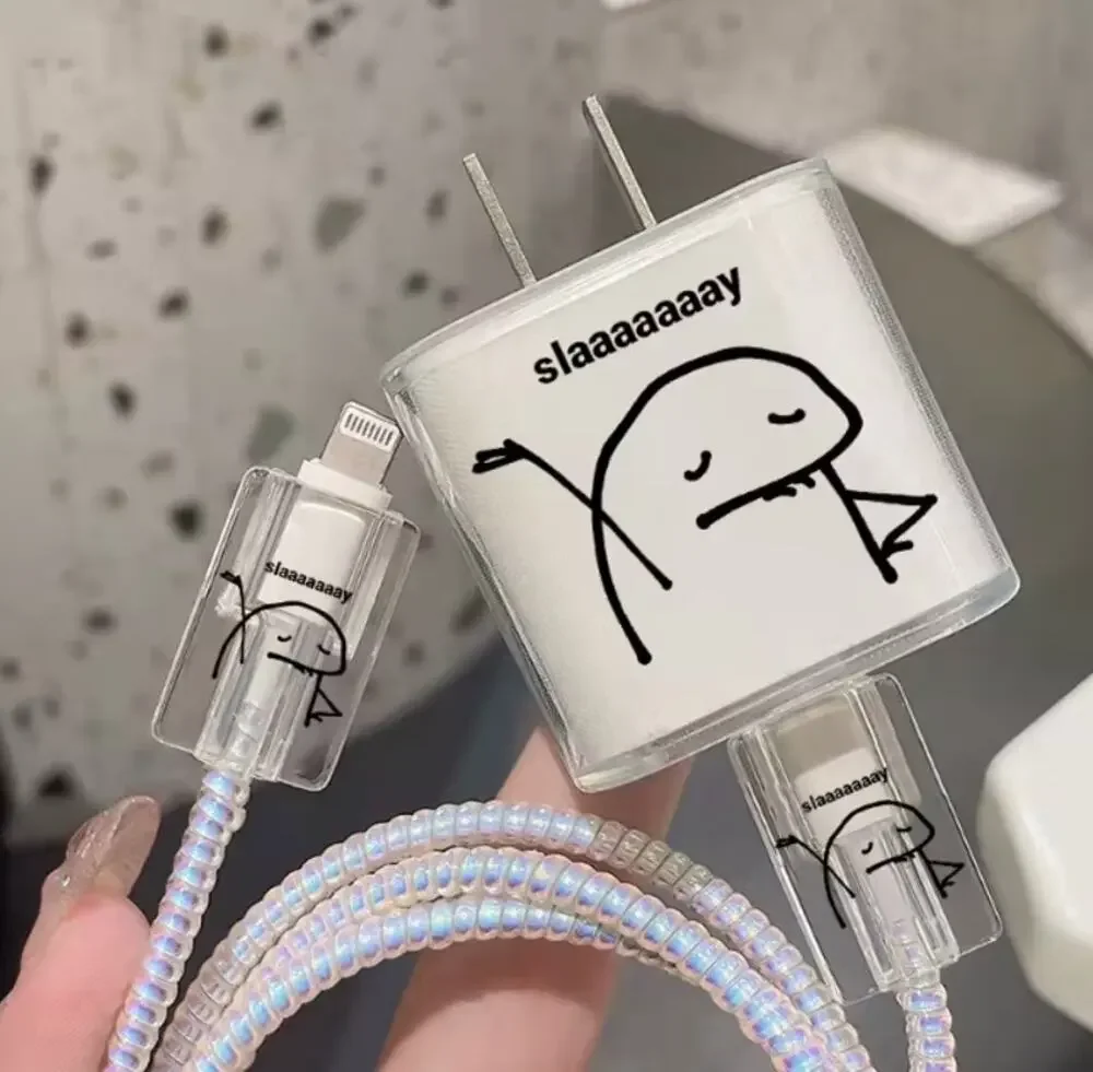 Slaaaaay iPhone Charger Cover Cable Protectors P82